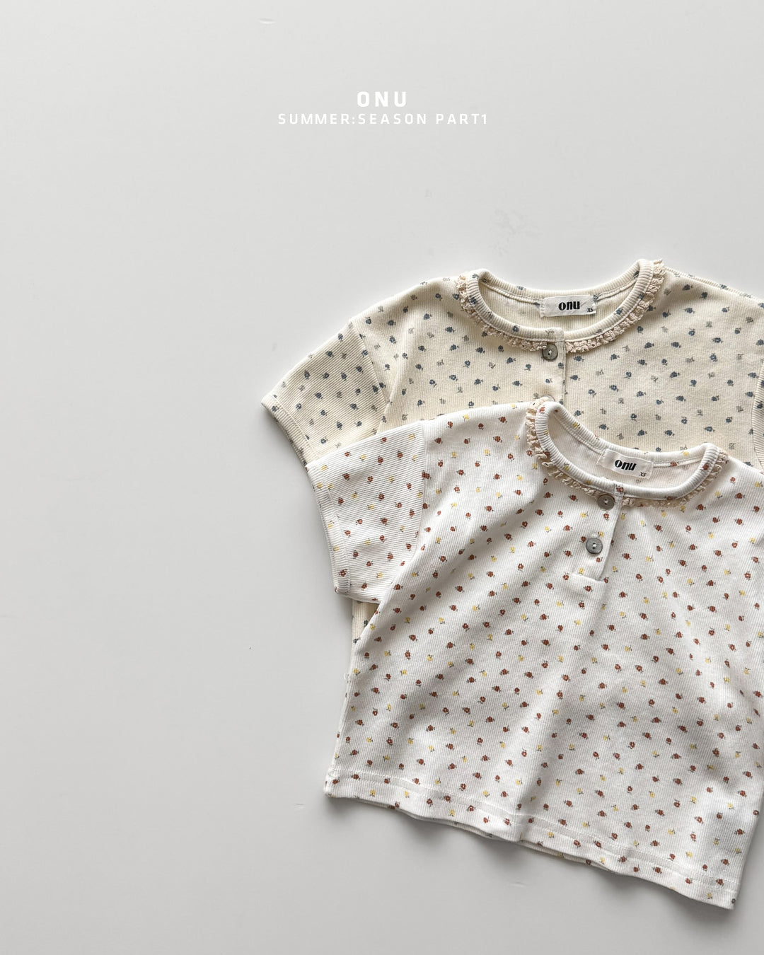 【PREORDER受付終了、ご希望はお問い合わせください。】31.Flower lace tee
