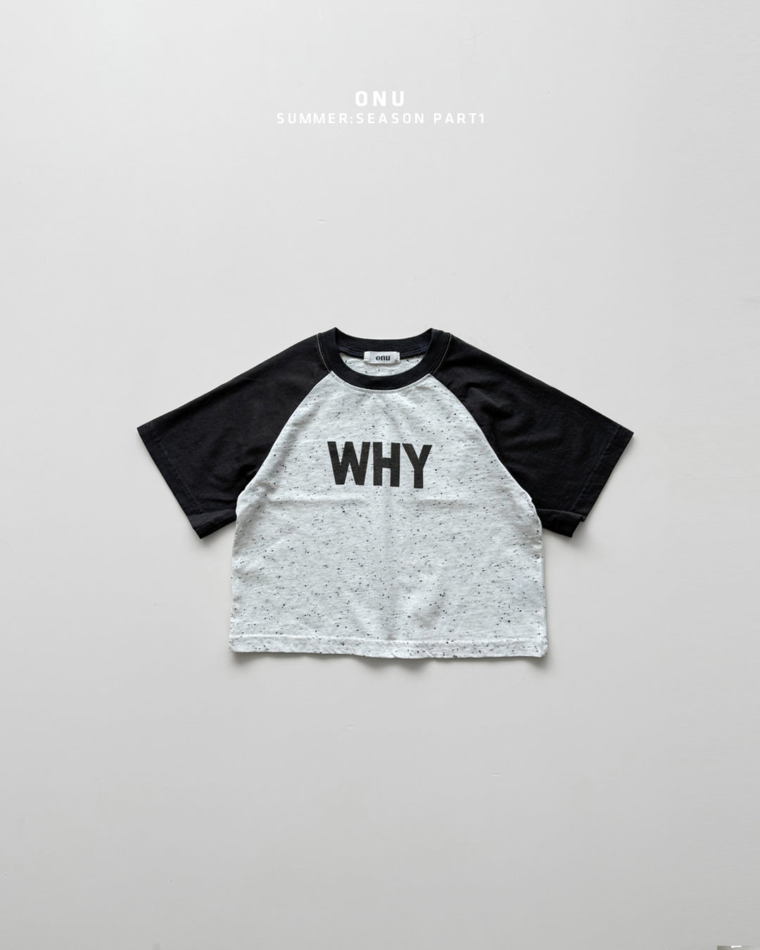 【PREORDER受付終了、ご希望はお問い合わせください。】09.WHY raglan tee