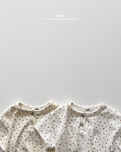 【PREORDER受付終了、ご希望はお問い合わせください。】31.Flower lace tee