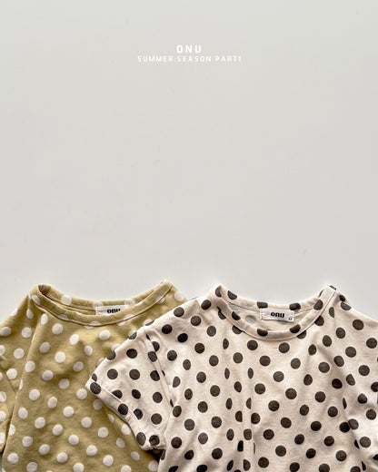 【PREORDER受付終了、ご希望はお問い合わせください。】21.Eco dot short sleeve tee