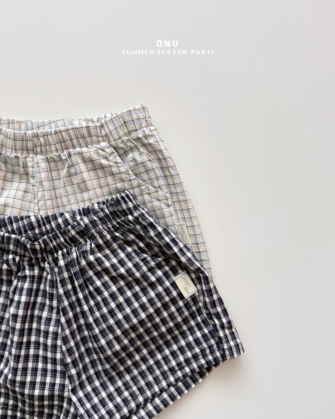 【PREORDER受付終了、ご希望はお問い合わせください。】45.Check shorts