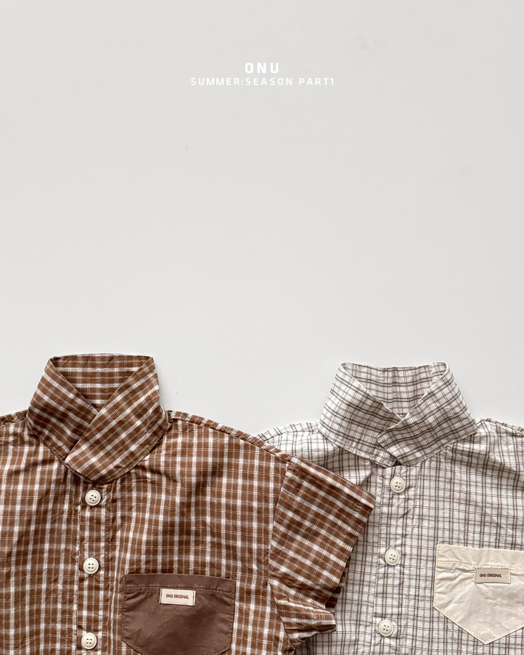 【PREORDER受付終了、ご希望はお問い合わせください。】42.Summer check shirt