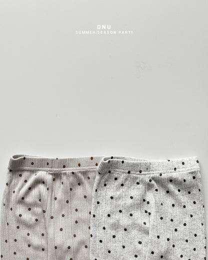 【PREORDER受付終了、ご希望はお問い合わせください。】03.Dot bloomer pants