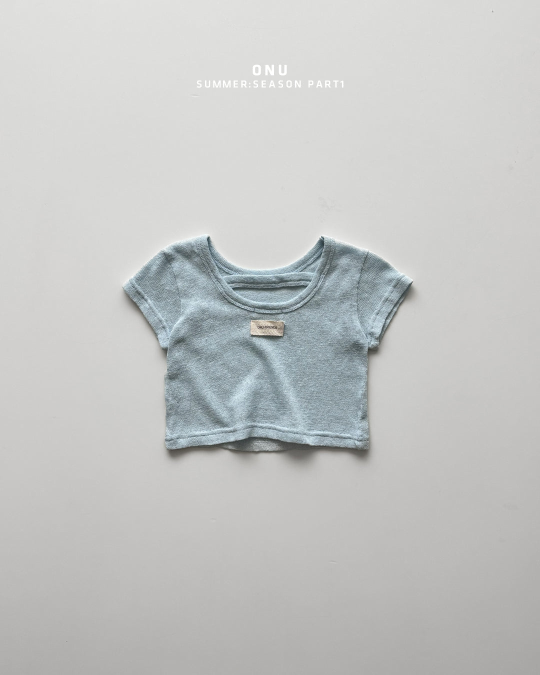 【PREORDER受付終了、ご希望はお問い合わせください。】01.U-neck short sleeve tee