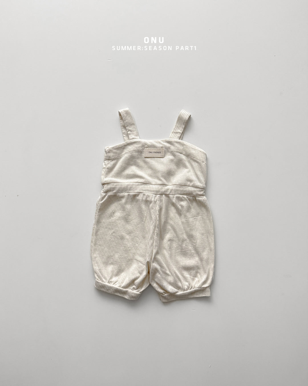 【PREORDER受付終了、ご希望はお問い合わせください。】52.Baby ribbed overalls