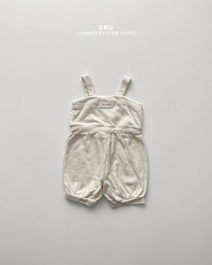 【PREORDER受付終了、ご希望はお問い合わせください。】52.Baby ribbed overalls