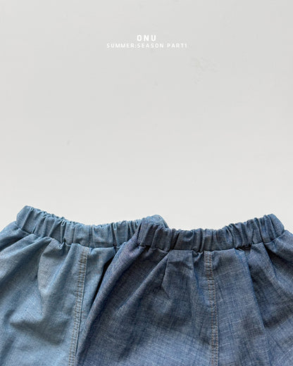 38.Pocket denim pants