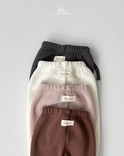 07. Ribbed Slim Pants