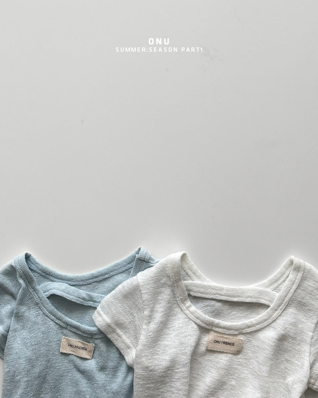 【PREORDER受付終了、ご希望はお問い合わせください。】01.U-neck short sleeve tee