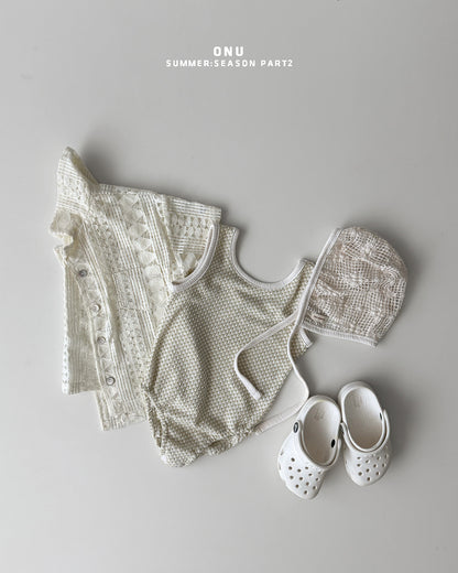 【期間限定 PRE-ODER】14.Bébé Mesh Bonnet
