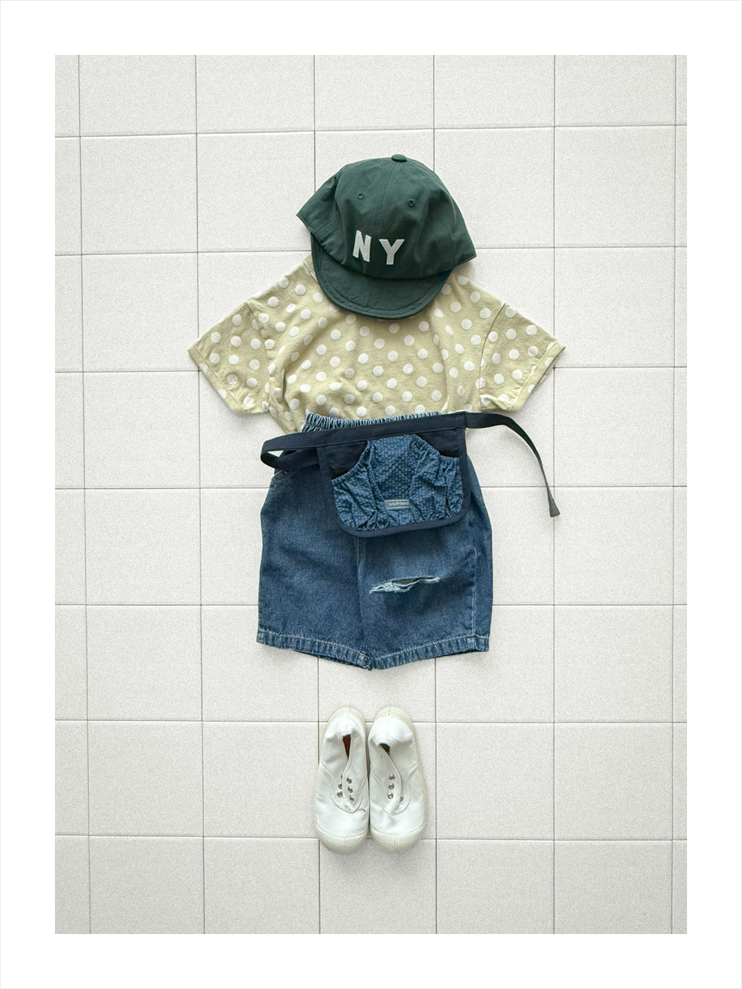 【PREORDER受付終了、ご希望はお問い合わせください。】21.Eco dot short sleeve tee