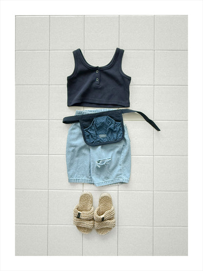 【PREORDER受付終了、ご希望はお問い合わせください。】39.Distressed denim pants