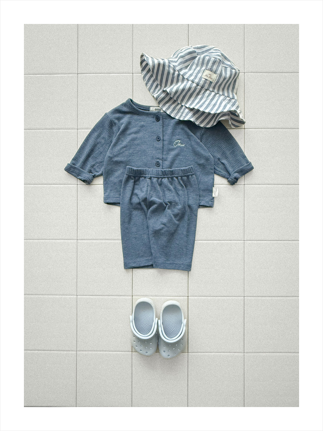 【PREORDER受付終了、ご希望はお問い合わせください。】34.Summer ribbed cardigan