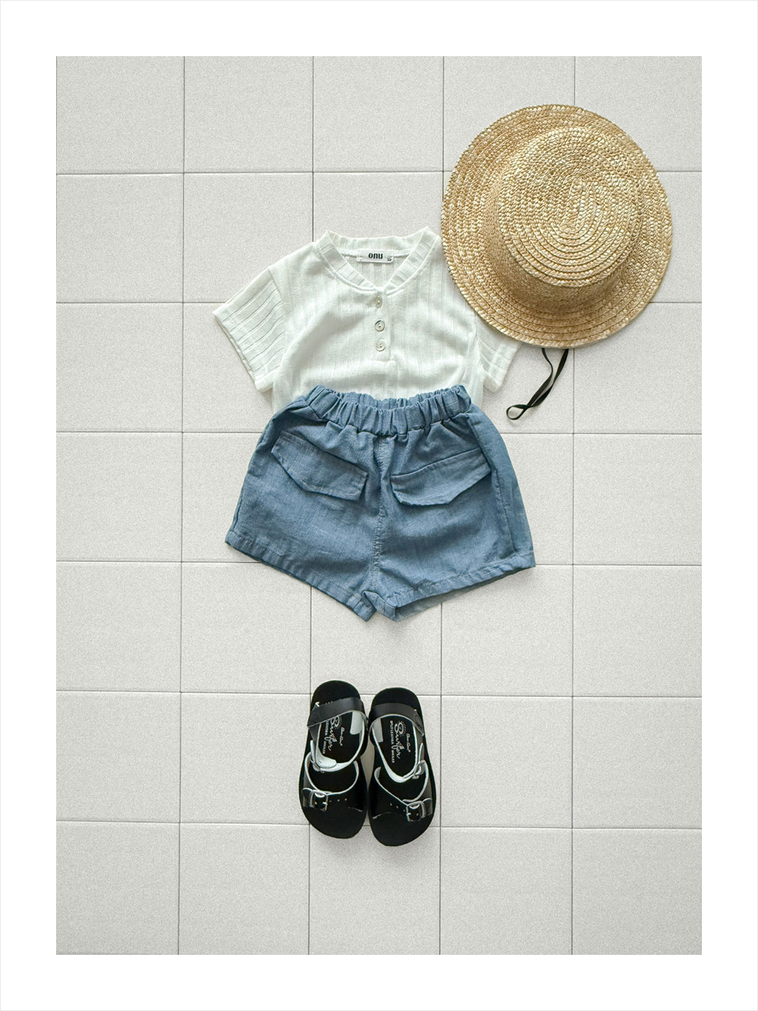 38.Pocket denim pants