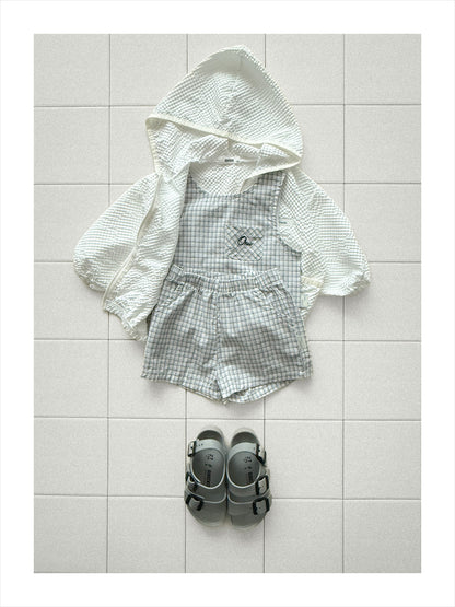 【PREORDER受付終了、ご希望はお問い合わせください。】44.Check sleeveless top