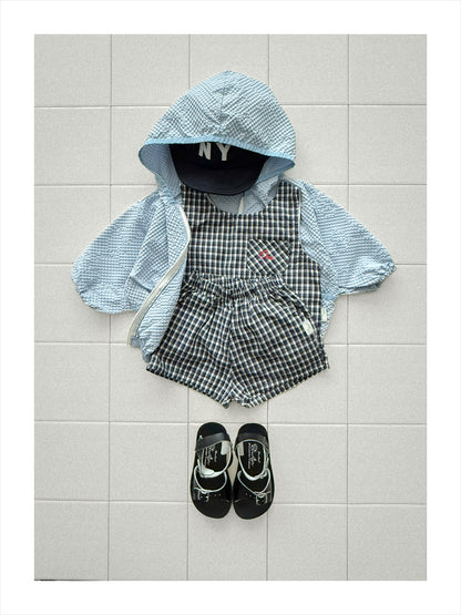 【PREORDER受付終了、ご希望はお問い合わせください。】44.Check sleeveless top