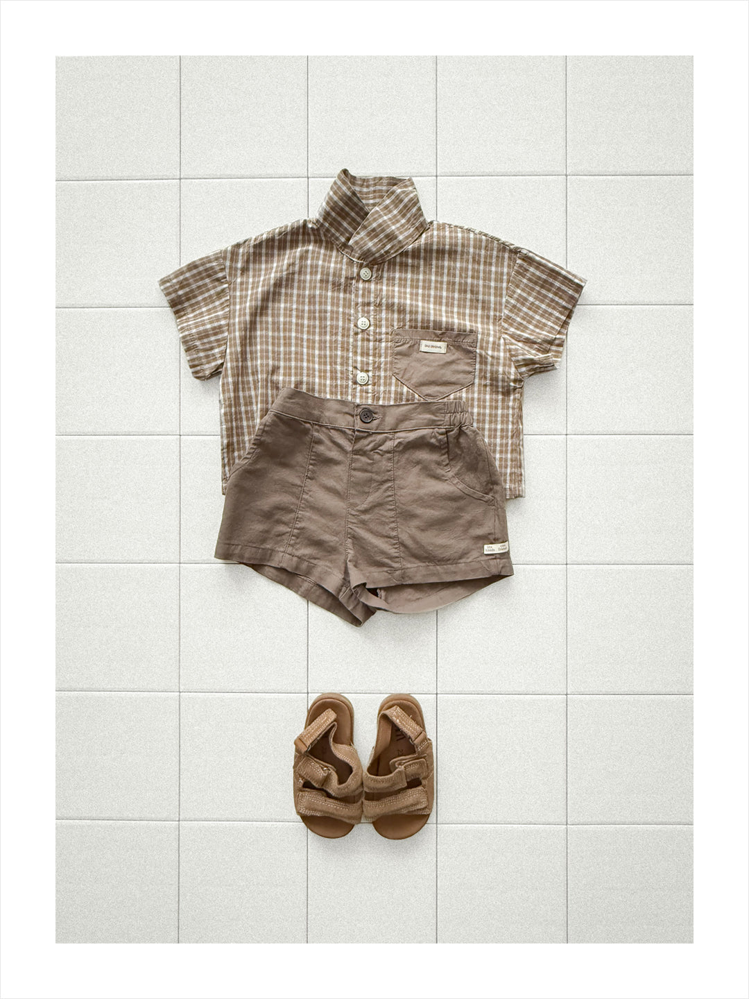 【PREORDER受付終了、ご希望はお問い合わせください。】42.Summer check shirt