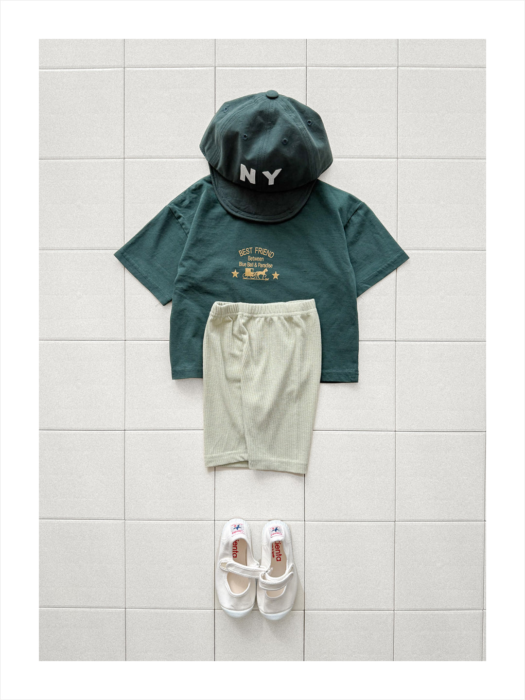 【PREORDER受付終了、ご希望はお問い合わせください。】35.Ribbed 5/10 leggings
