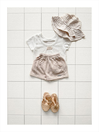 【PREORDER受付終了、ご希望はお問い合わせください。】23.Pintuck terry pants