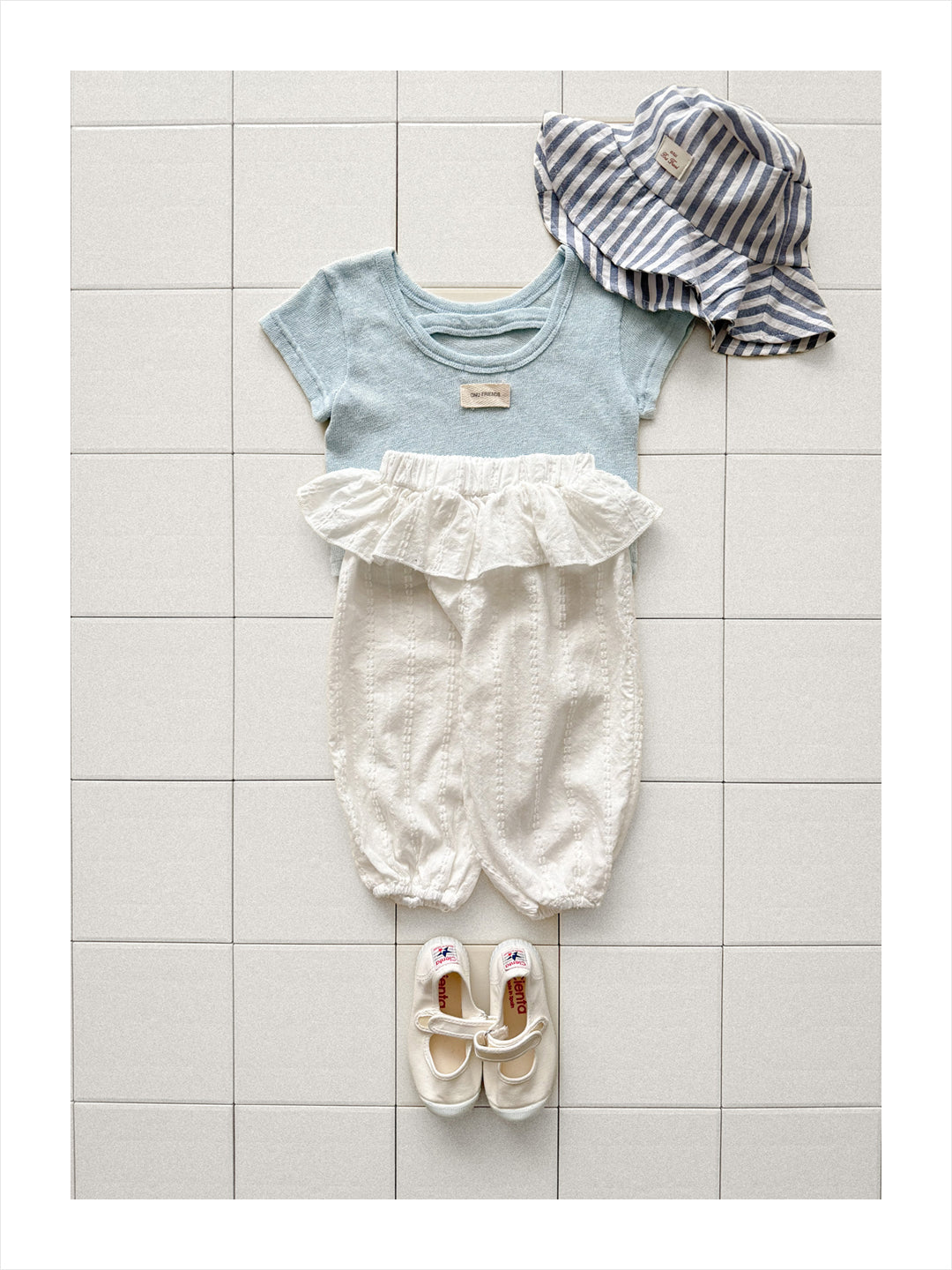 【PREORDER受付終了、ご希望はお問い合わせください。】27.Frill bloomer pants