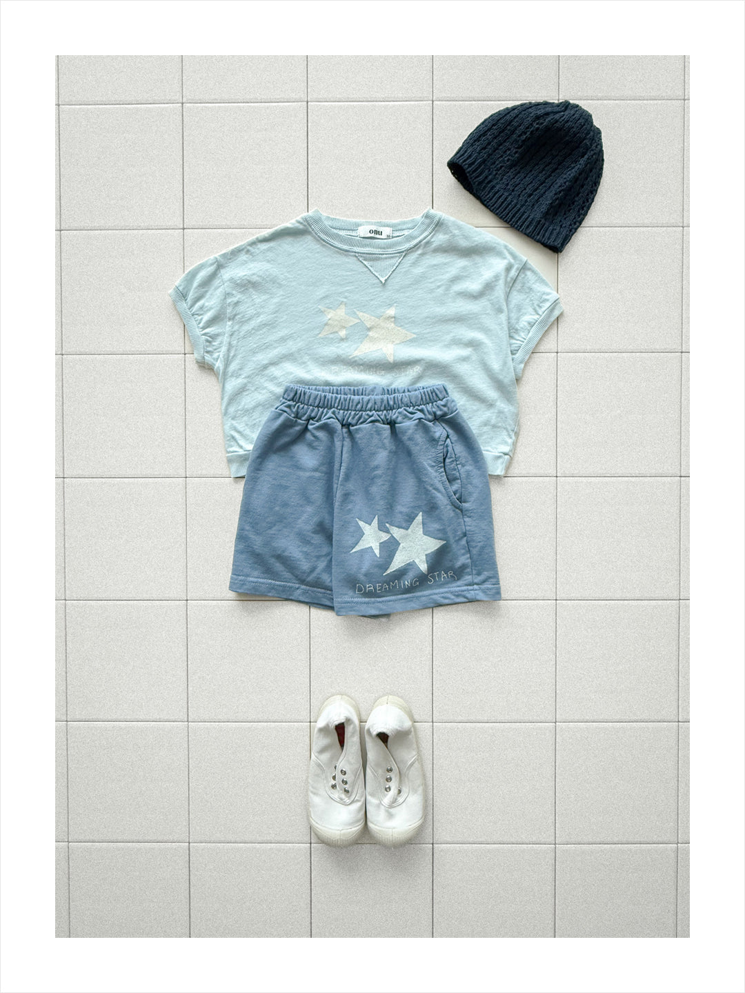 【PREORDER受付終了、ご希望はお問い合わせください。】12.Star ribbed tee