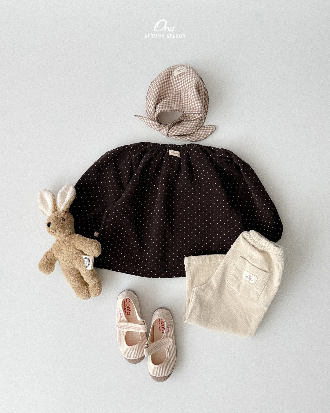 21. Dot Shirring Blouse