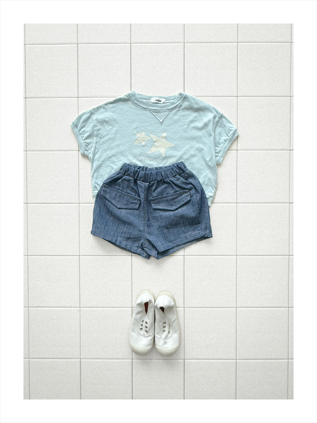 38.Pocket denim pants