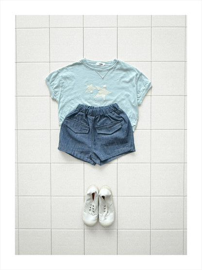 38.Pocket denim pants