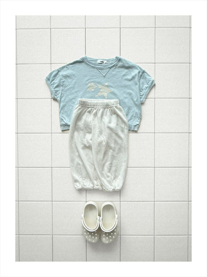 【PREORDER受付終了、ご希望はお問い合わせください。】12.Star ribbed tee