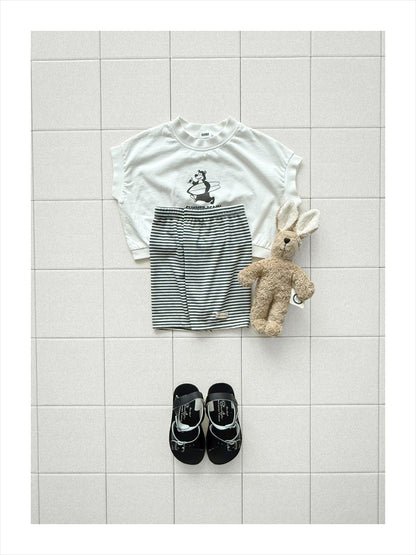 【PREORDER受付終了、ご希望はお問い合わせください。】16.Surfing bear tee
