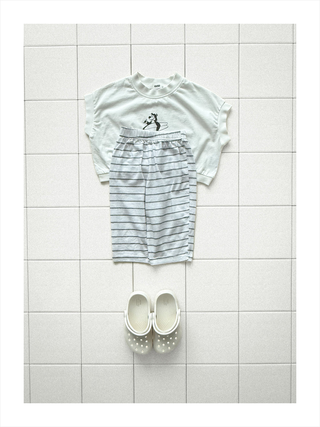 【PREORDER受付終了、ご希望はお問い合わせください。】16.Surfing bear tee