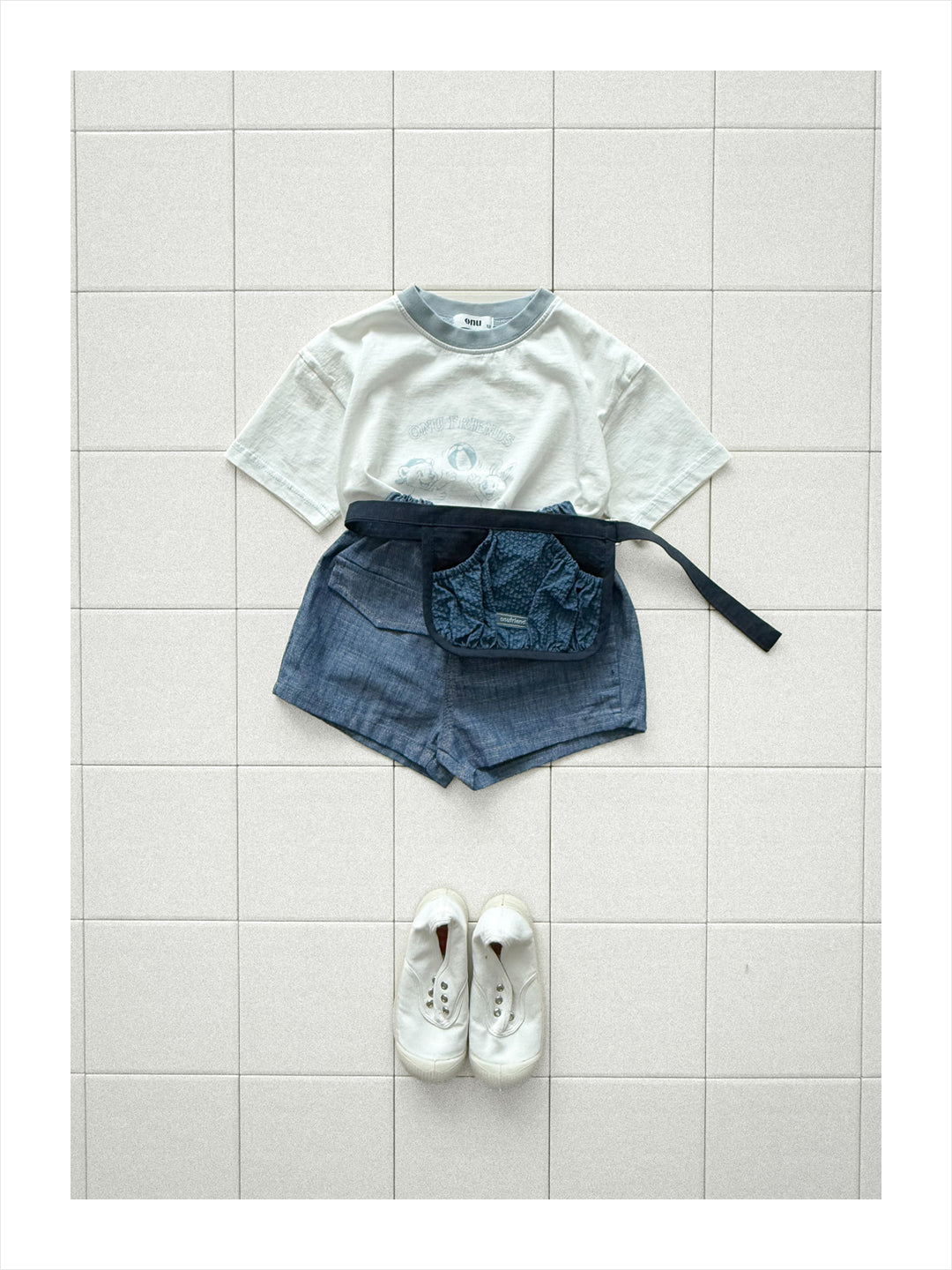 38.Pocket denim pants