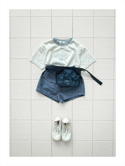 38.Pocket denim pants