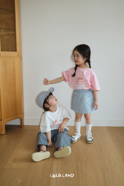 【PREORDER受付終了、ご希望はお問い合わせください。】69.Cake Short Sleeve T-shirt