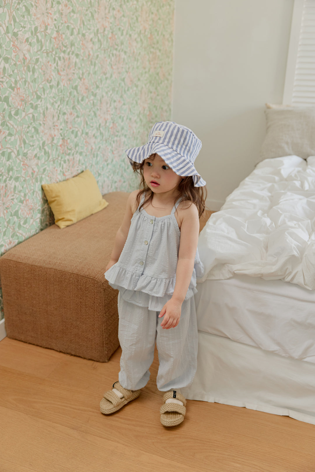 【PREORDER受付終了、ご希望はお問い合わせください。】27.Frill bloomer pants