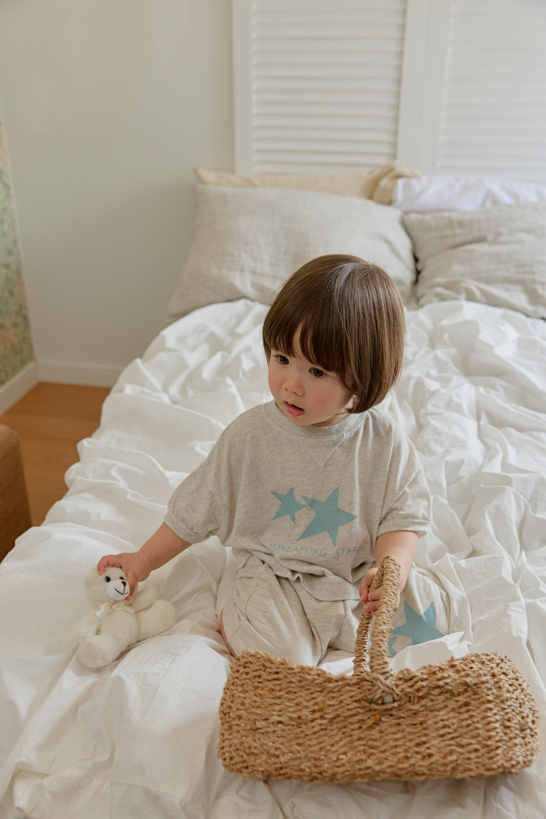 【PREORDER受付終了、ご希望はお問い合わせください。】12.Star ribbed tee