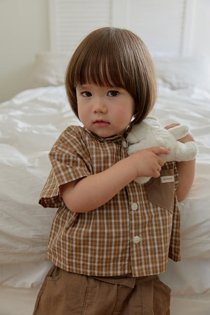 【PREORDER受付終了、ご希望はお問い合わせください。】42.Summer check shirt
