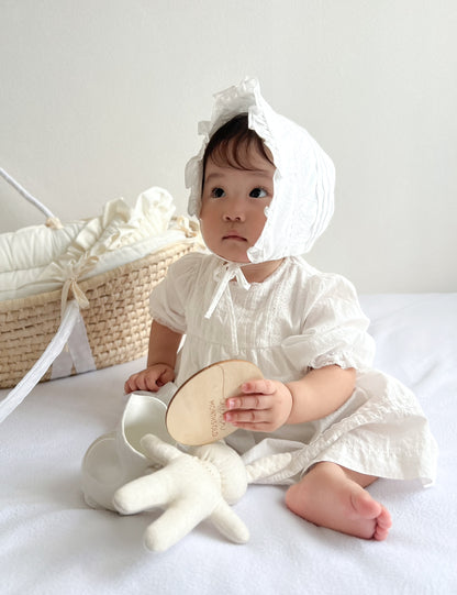 ｟送料無料｠退院着から1歳頃まで / petit baby dress + bonnet