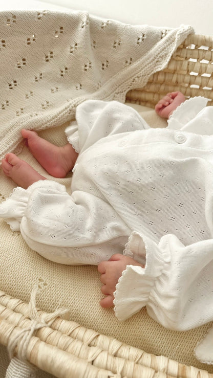 ｟送料無料｠【退院着】退院着 / eyelet glory suit