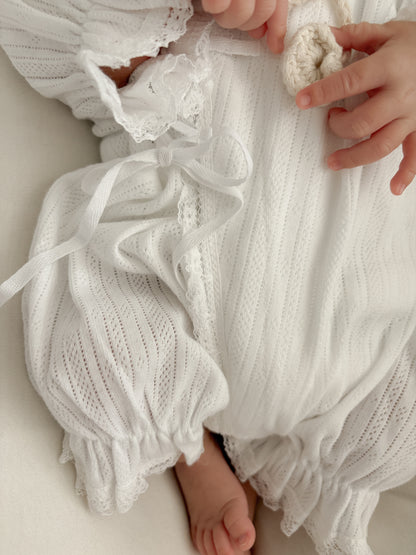 ｟送料無料｠【即納】退院着 / eyelet lace suit