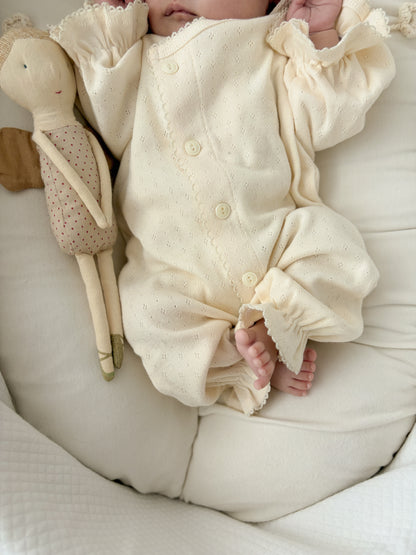 【送料無料 / 即納】【退院着】退院着 / eyelet glory suit