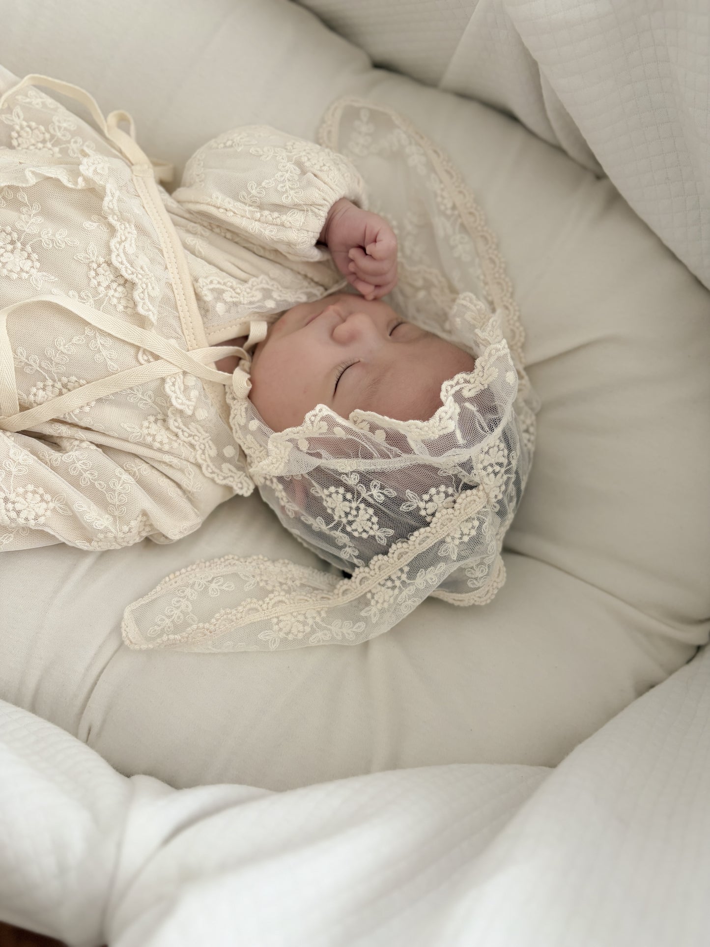 【送料無料 / 即納】退院着 / lace cosy suit