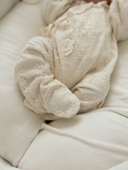 【送料無料 / 即納】退院着 / lace cosy suit