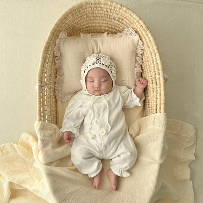 ｟送料無料｠【即納】Handmade knit bonnet