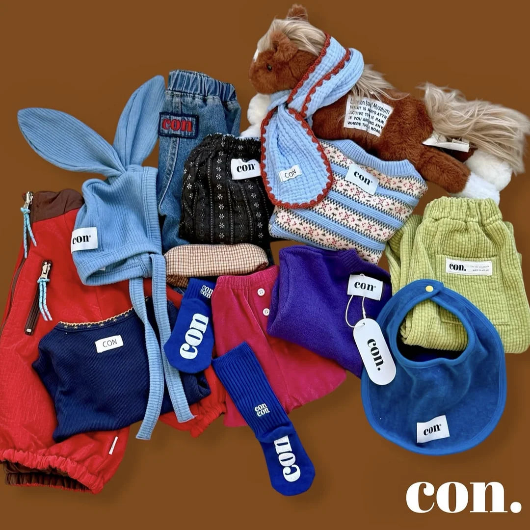 【PRE-ODER〆8.9(sun)】02.CON Solid Bib | CON