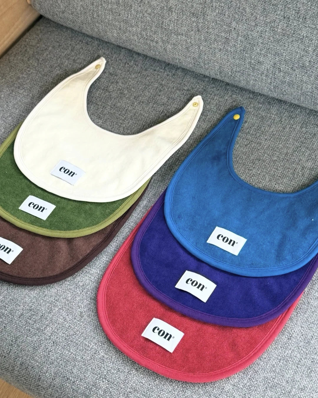 【PRE-ODER〆8.9(sun)】02.CON Solid Bib | CON