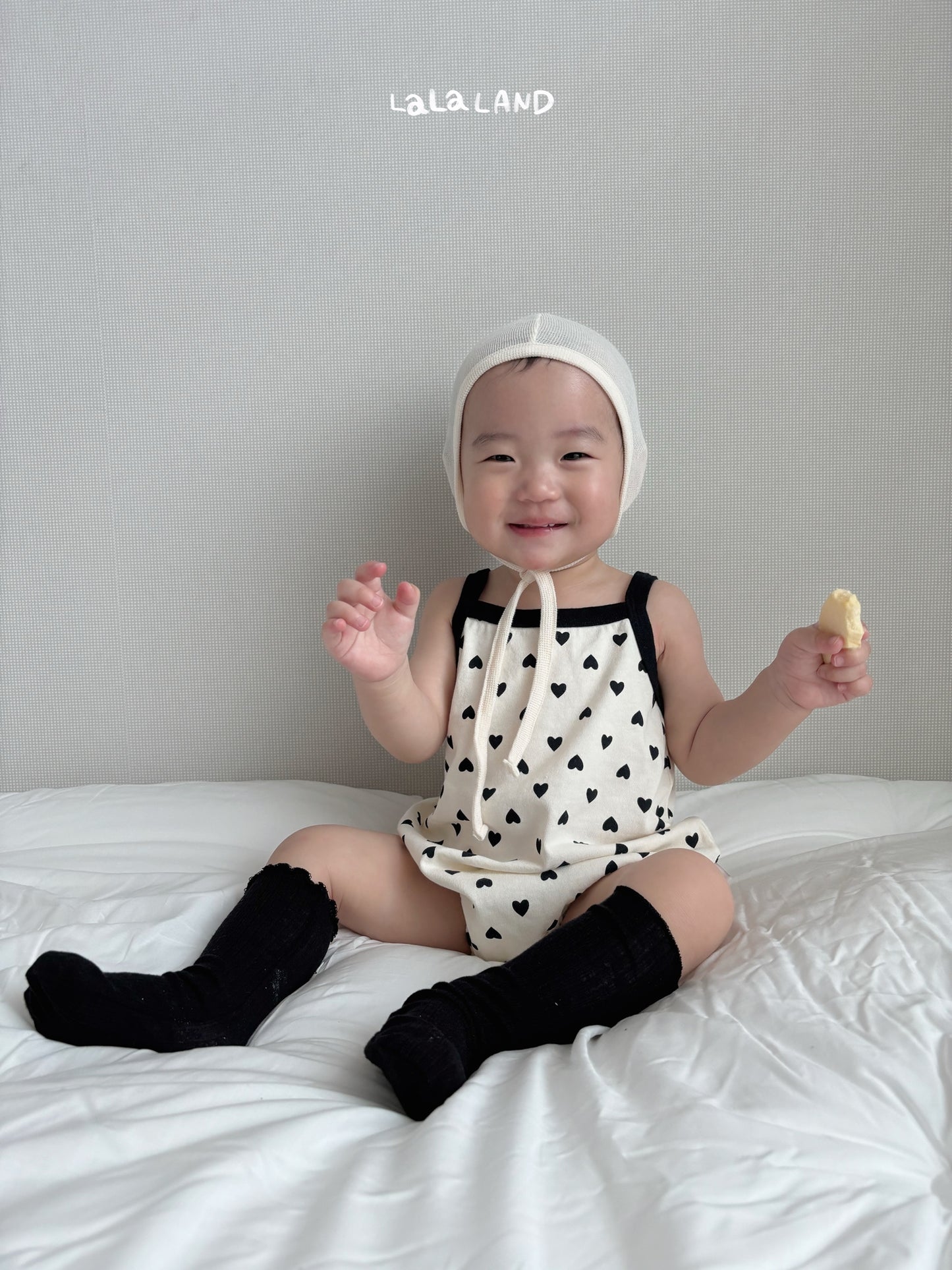 【PREORDER受付終了、ご希望はお問い合わせください。】13.Baby Heart Dot Suit