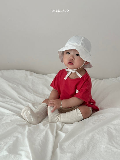 【PREORDER受付終了、ご希望はお問い合わせください。】25.Baby Heart Trim T-shirt