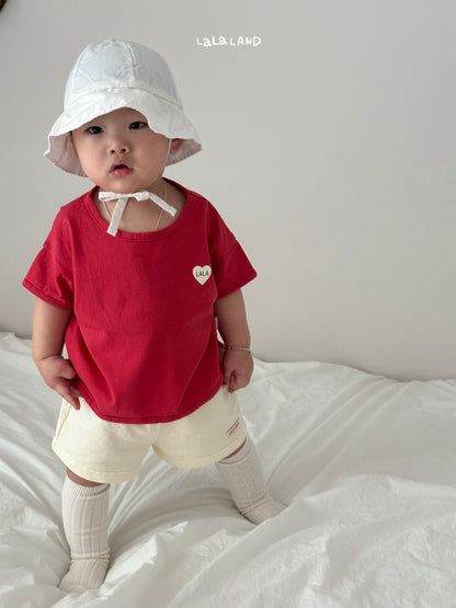 【PREORDER受付終了、ご希望はお問い合わせください。】25.Baby Heart Trim T-shirt