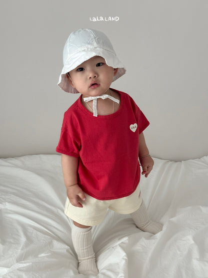 【PREORDER受付終了、ご希望はお問い合わせください。】25.Baby Heart Trim T-shirt